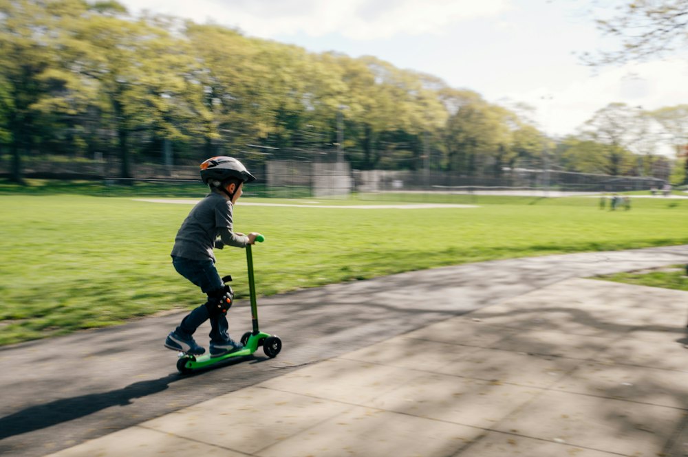 Cykelhjelm eller løbehjul