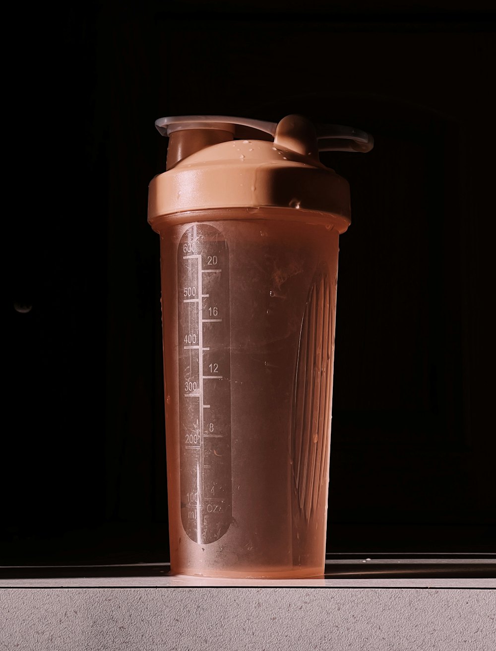 Drikkedunk og shaker