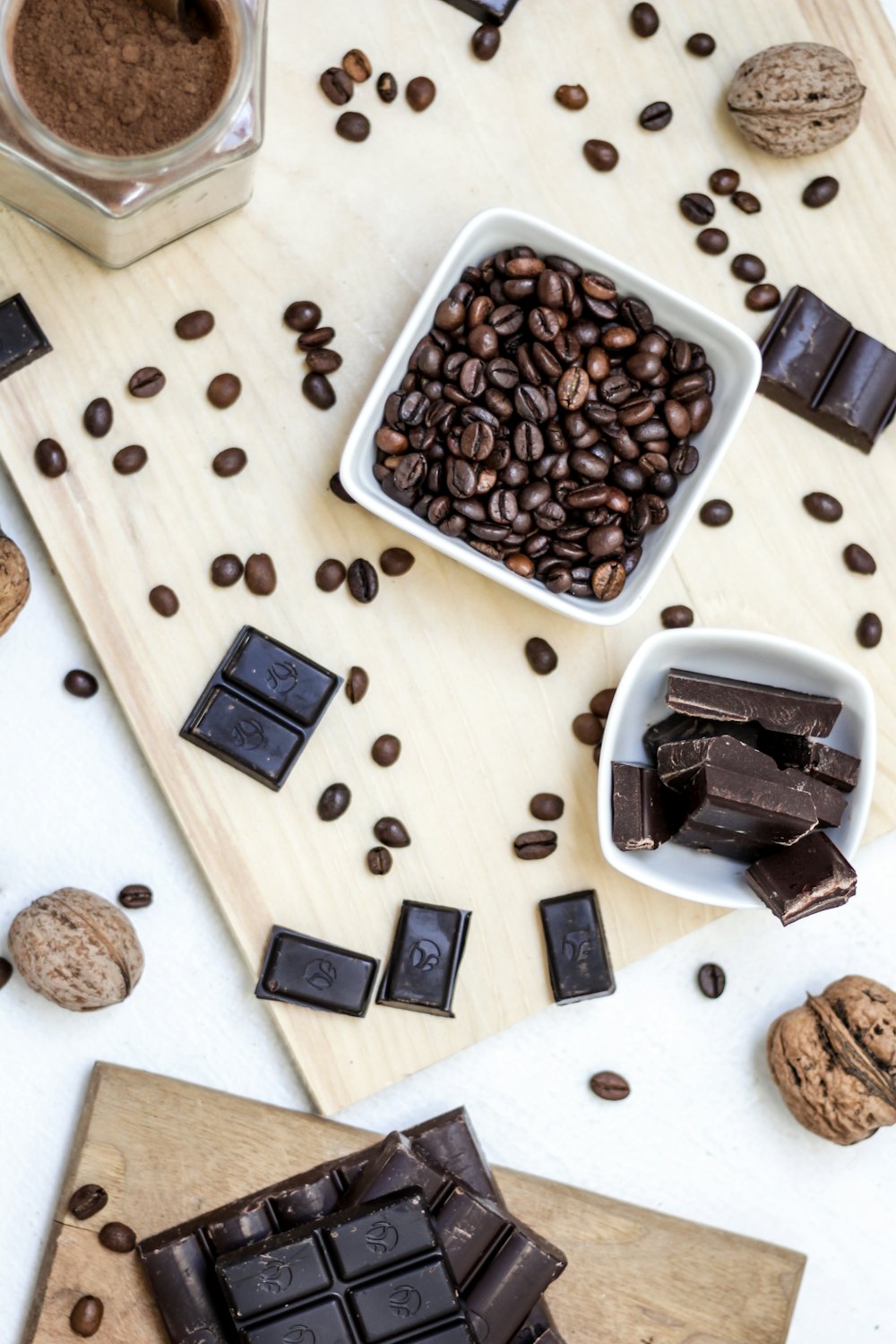 Gaveæske med kaffe og chokolade